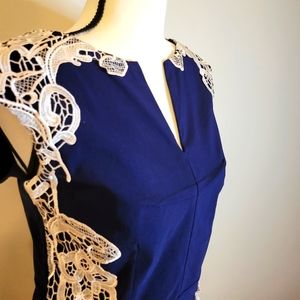 London Dess Company Lace Applique Dress